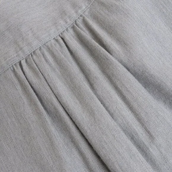 🚨 Uniqlo Soft Brushed Long Sleeve Shirt Gray - Picture 12 of 13